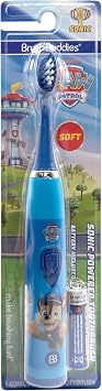 Brush Buddies Paw Patrol Sonic Toothbrush for Kids Ages 3+ Battery Powered Kids Toothbrush with Soft Bristles Toddler Sonic Toothbrush Paw Patrol Electric Toothbrush for Boys and Girls