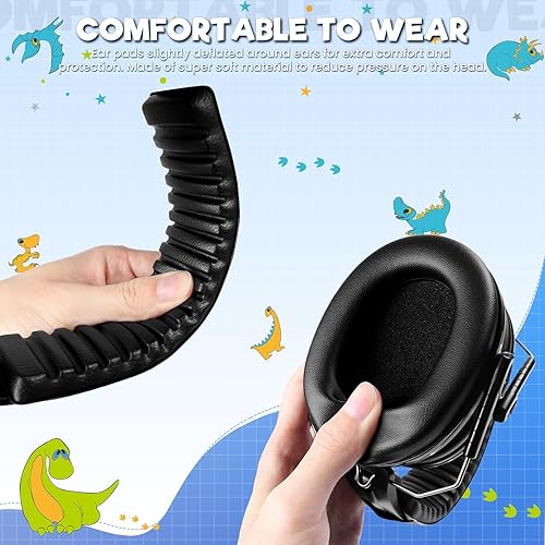 Miniatura 8 de RIIKUNTEK Protección auditiva para niños, SNR 27dB Auriculares con cancelación de ruido para niños, autismo y adolescentes