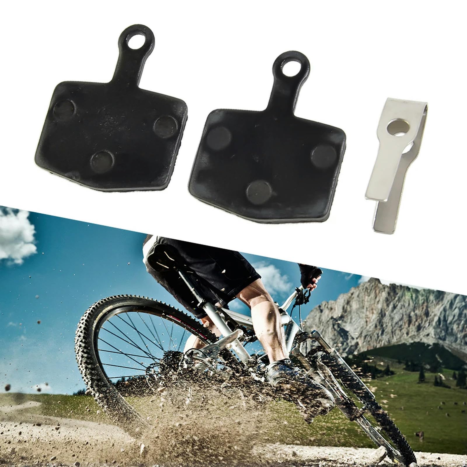 2er Set Fahrrad Bremsbeläge Für BB7, M355 - Scheibenbremsen 3,4x2,9cm Halbmetallisch