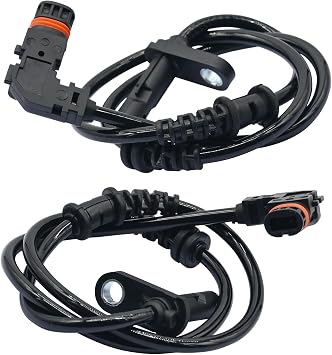 2pcs Front Left and Right ABS Wheel Speed Sensor Compatible with Mercedes Benz E350 E550 2075400017 ALS2736 2 Door, RWDCoupe, RWD 10 11 12 13 2011 2012 2013 2010
