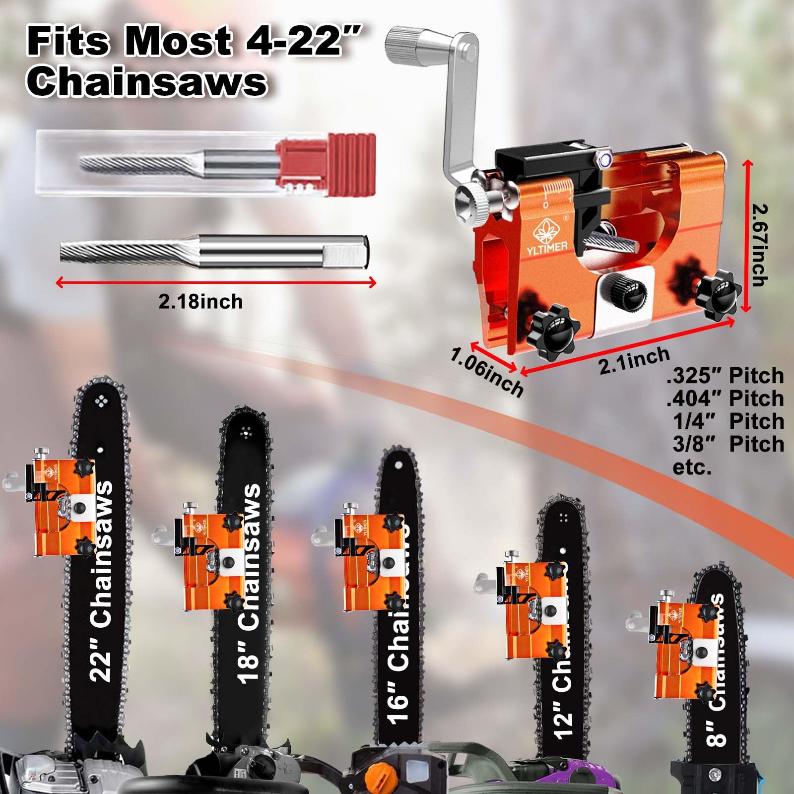 Stihl Chainsaw Sharpener Orange Chainsaw Sharpener Kit Fast Sharpening ...