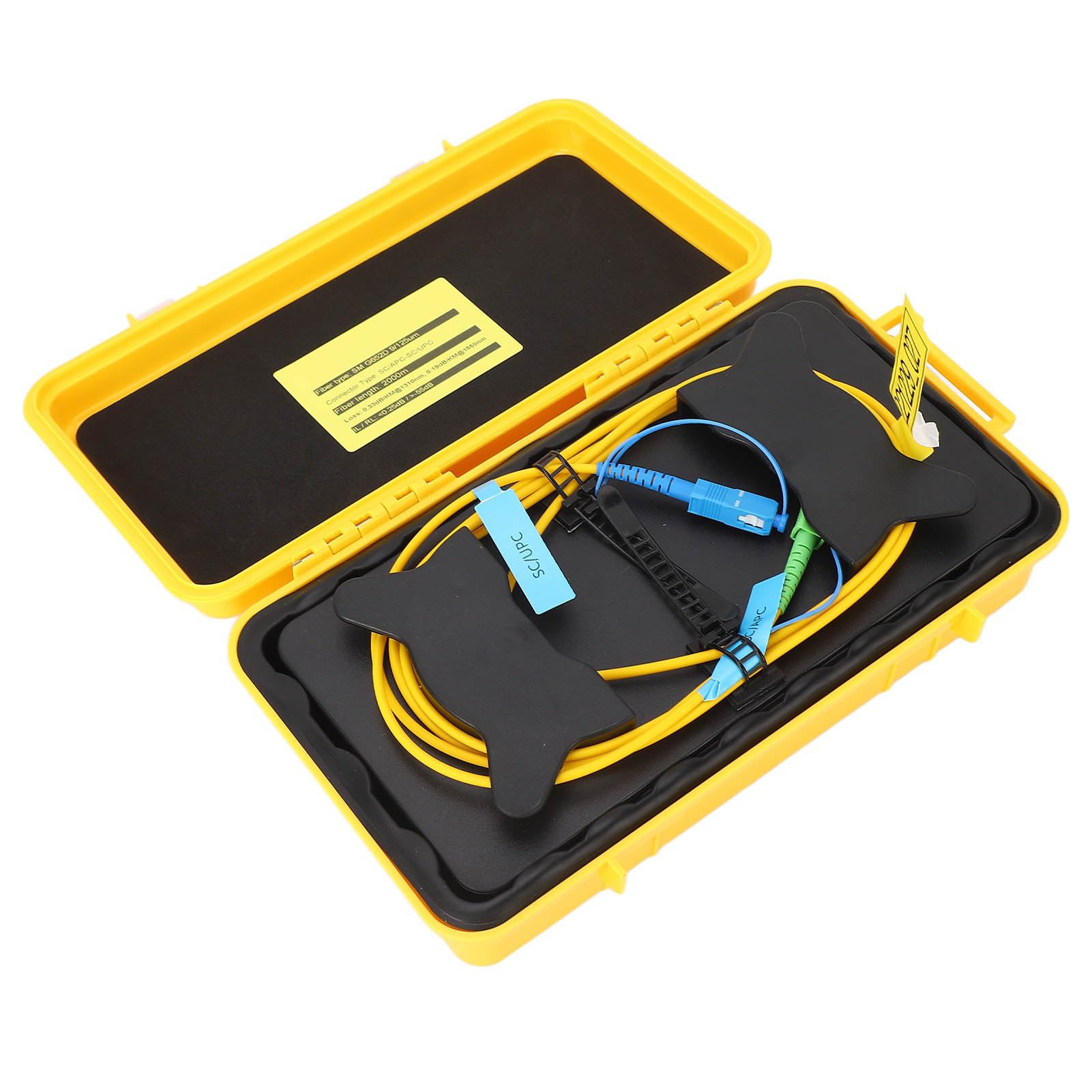 YWBL-WH OTDR Cable Box SC SC UPC 2KM Single Mode Fiber Optic Test Cable, do