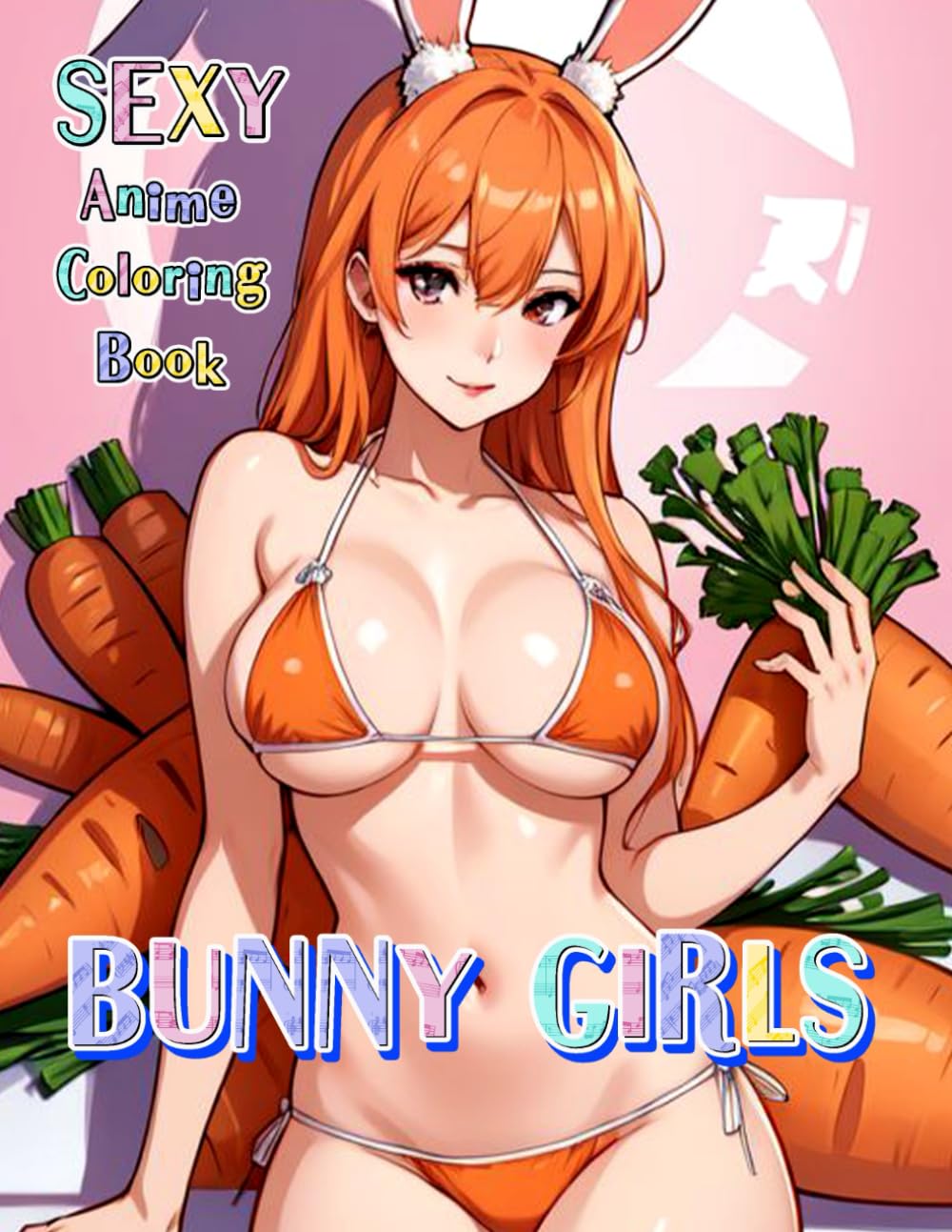 Sexy Anime Coloring Book: BUNNY GIRLS: Naughty Anime Girls Coloring Pages for Adults (Sexy Anime Adult Coloring Books)