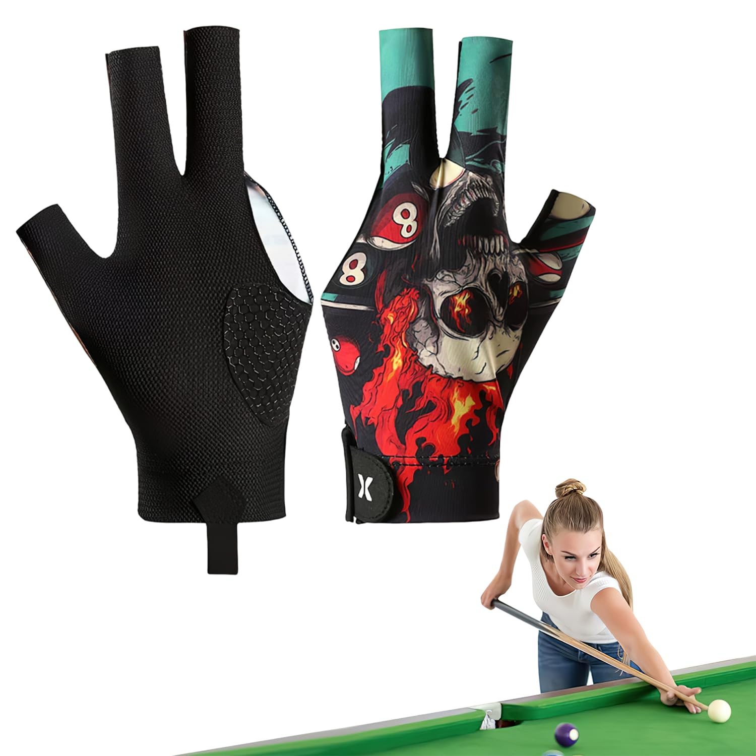 Professional Snooker Gloves Left Hand for Smooth Cue Control | Anti-Slip Pool Gloves for Steady Shots | Premium Snooker Accessories for Billiards Players-picture-21