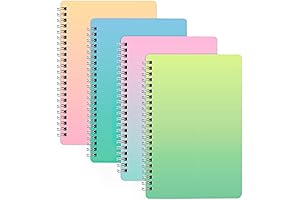 4 Pack Spiral Notebook