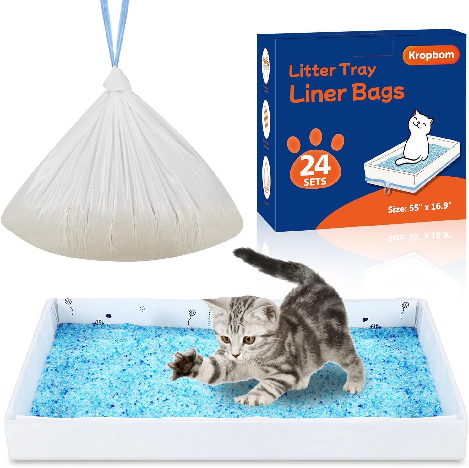 Litter Liner Litterbox Liner Bags Cat Box Liners Compatible With