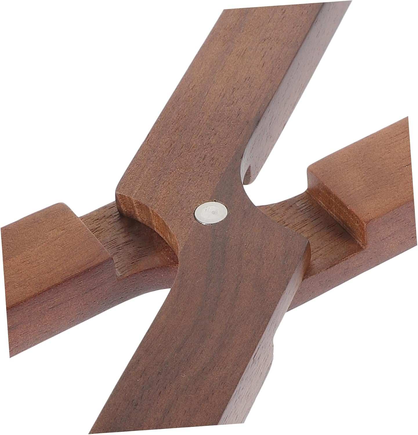 Foldable Walnut-Style Pot Holder Trivet Brown for Hot Pans
