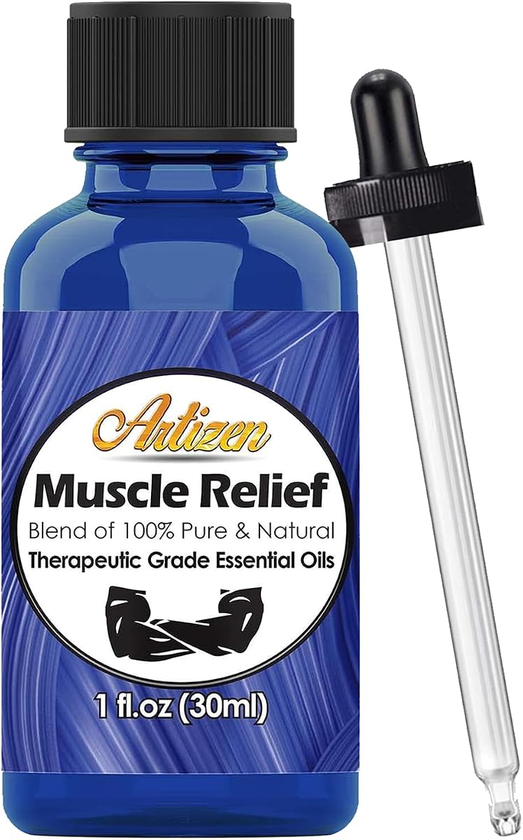 Deep Muscle Relief Blend – Pure & Undiluted Therapeutic Grade Essential Oil for Aromatherapy, Relaxation & Skin Therapy