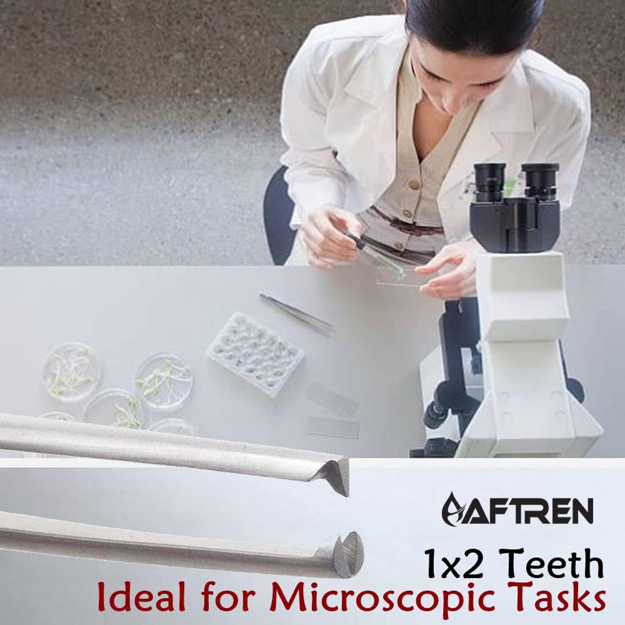 Pinzas Adson Kocher 1x2 dientes acero inoxidable punta fina para vendajes suministros hospitalarios veterinarios