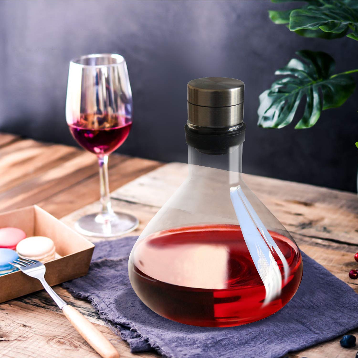 GOLDPOOL Weindekantierkaraffe dekanter Rotwein Dekantierkaraffe Alpha
