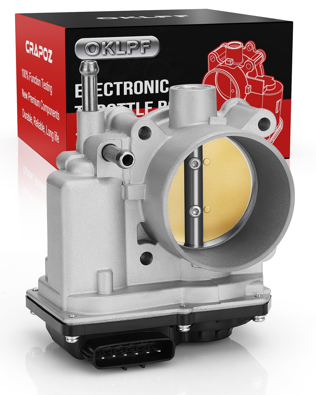 Photo 1 of OKLPF Electronic Throttle Body Compatible with Nissan 2007-2019 Sentra 2013-2020 NV200 2007-2011 Tiida 2007-2012 Versa 2009-2014 Cube 1.8L 2.0L L4?Replacement 67-0014 TB1157 Throttle Body Assembly