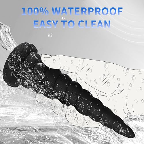 Miniatura 6 de Enchufe anal grande de 7 pulgadas con cuentas anales de entrenamiento para adultos, juguetes sexuales para mujeres y hombres, estirador grande de