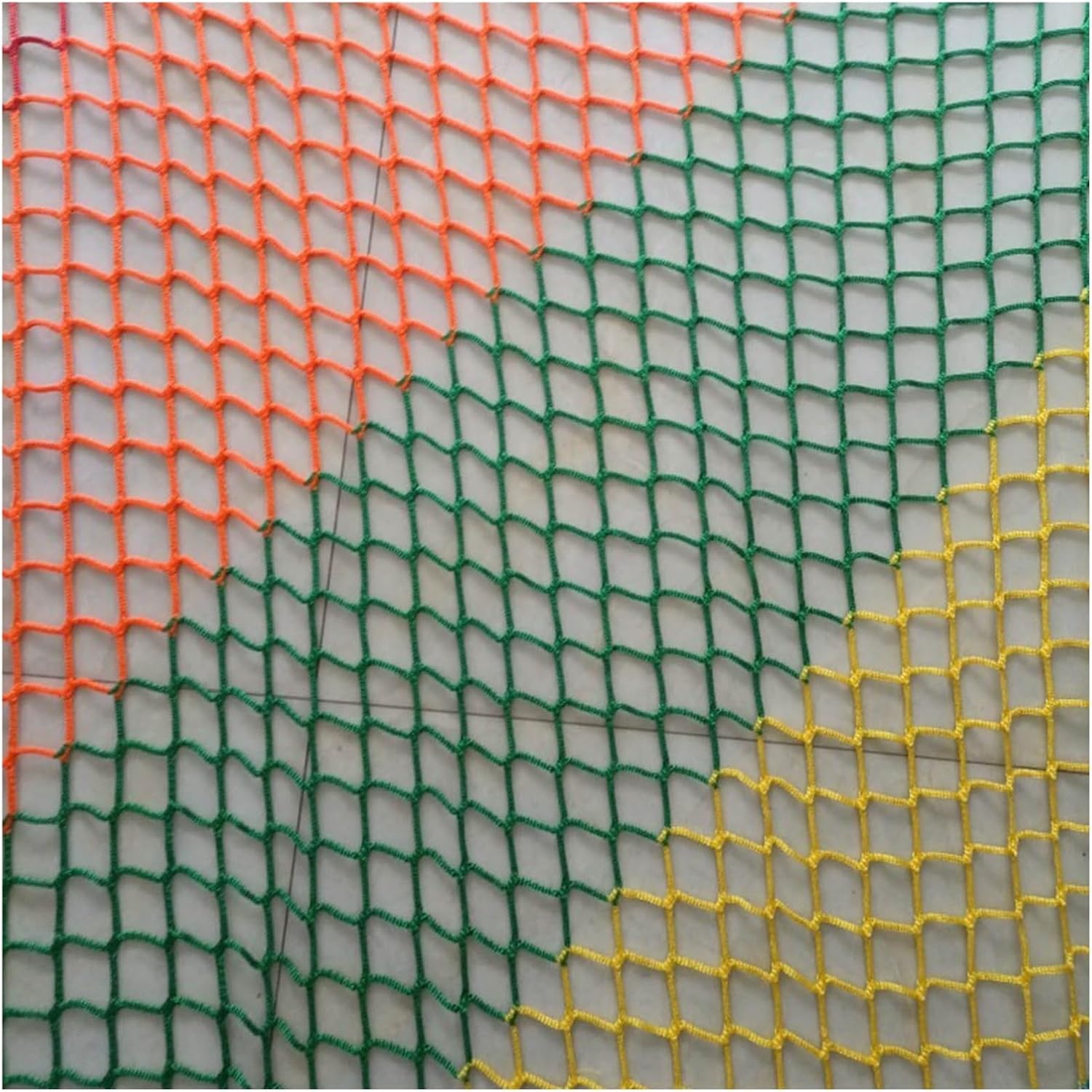 Knotless Fence Net for Balcony Banister Guard Tough and Tear Resistant Cat Netting for Windows Suitable for Playgrounds HSOQN(2x3m(6.6x9.8ft))