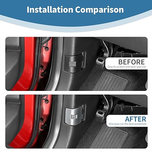 Miniatura 6 de Para F150 Silver Hood Release Switch Cover Trim para Ford F150 2009 up Plata Interior Accesorios plateado