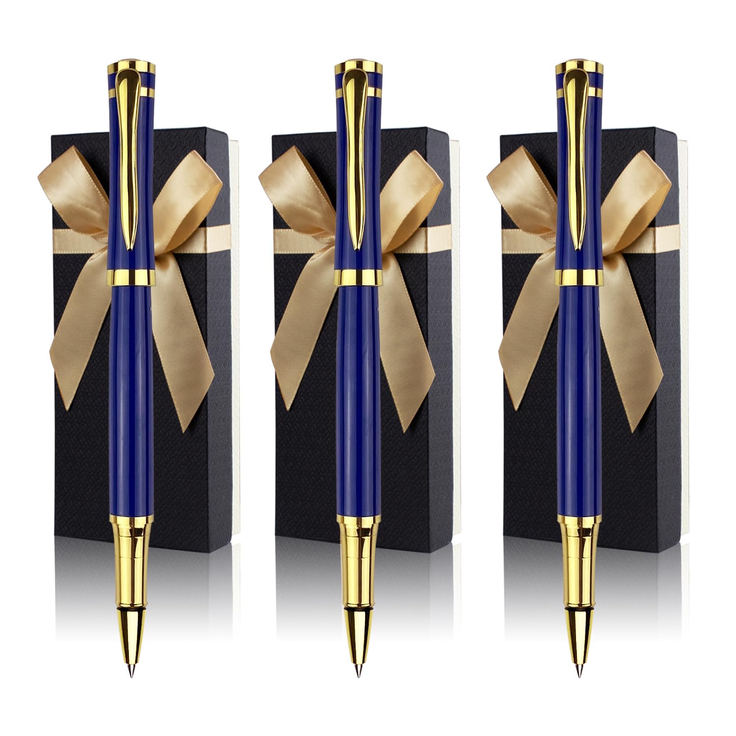 Yastar Engraved Pens - Office Gift Set Customized Pen Engraved with your different Message Names Company Names Phone Number Gift for Colleague Friends