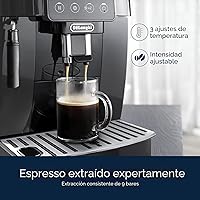 Vista 4 de De'Longhi Magnifica Start - Máquina de café espresso automática con espumador de leche manual y molinillo integrado, 3 recetas de un solo toque