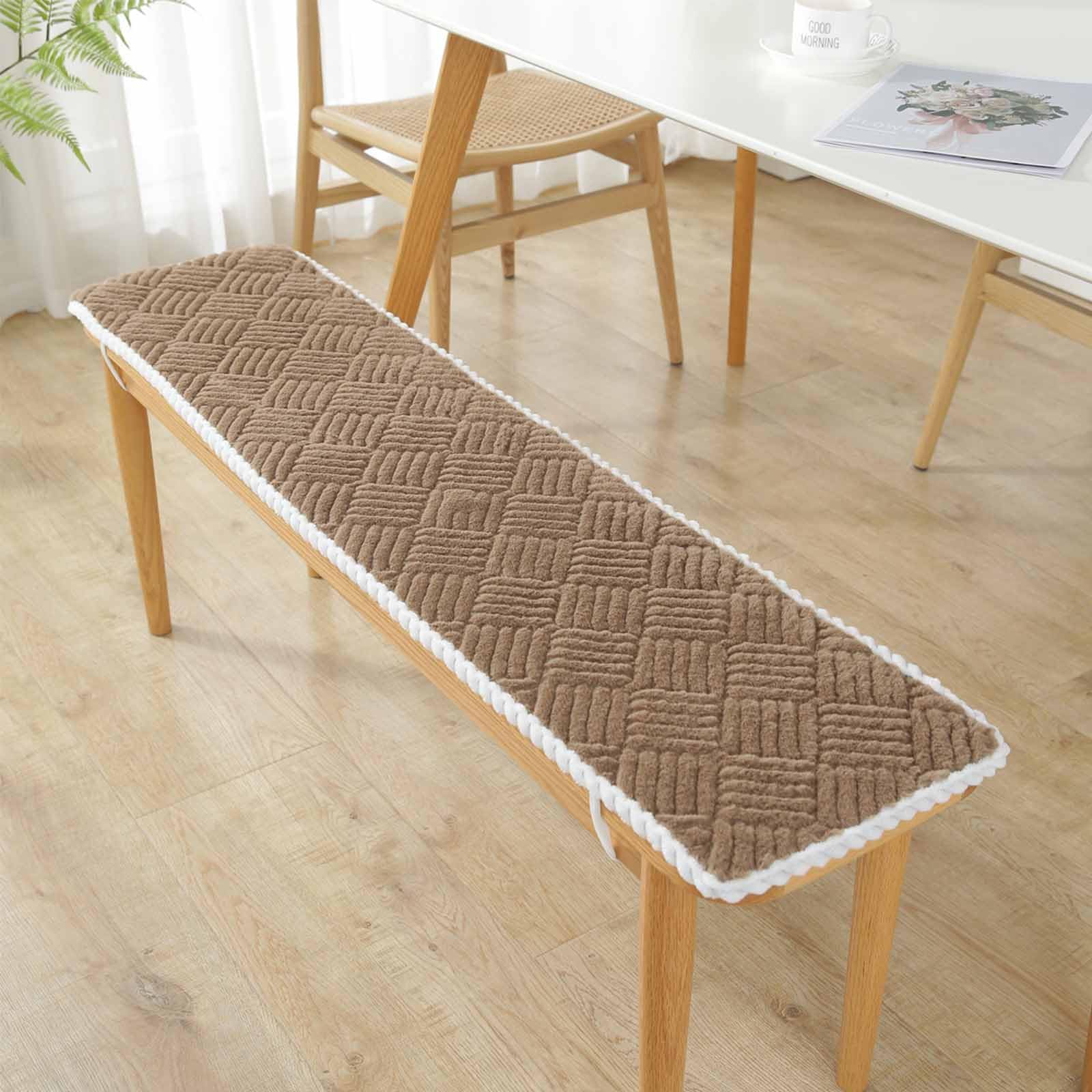 Coussin de banc intérieur bois résistant pour soulager l'assise 120x40