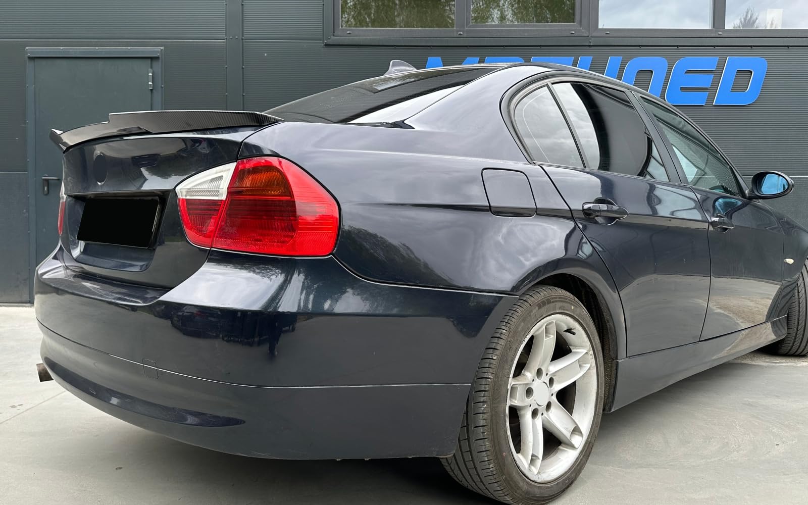 MpTuned E90 M4 - Spoiler posteriore in stile carbonio, per 3 2004-2013, berlina 4 porte, 318i, 320i, 330i, 340i, 318d, 320d, 330D, 40D, m340d, 340d, 330D, 40d