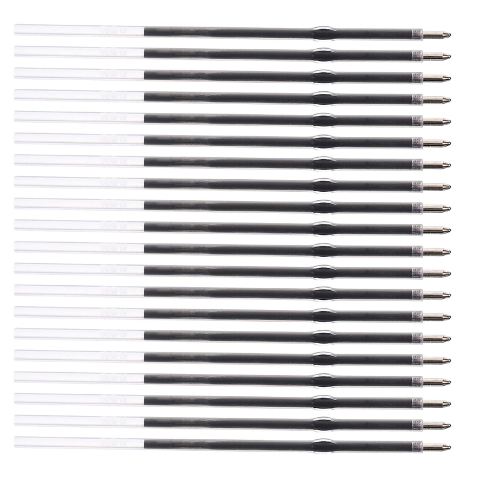 Homoyoyo 500pièces Stylo Bille Recharges Noires Mine pour Stylos à Bille Recharges de Remplacement pour École et Bureau