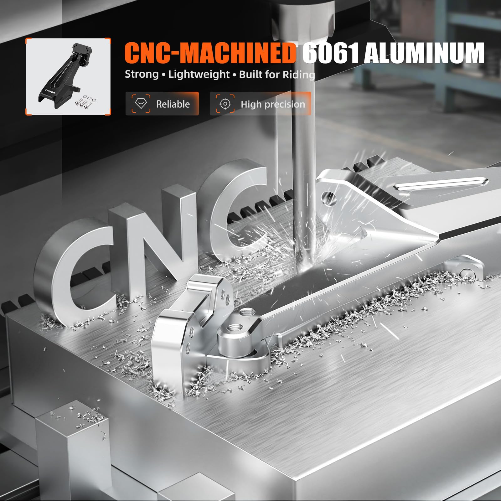 NICECNC AMPS 6061 - Soporte para teléfono móvil (aluminio 6061)