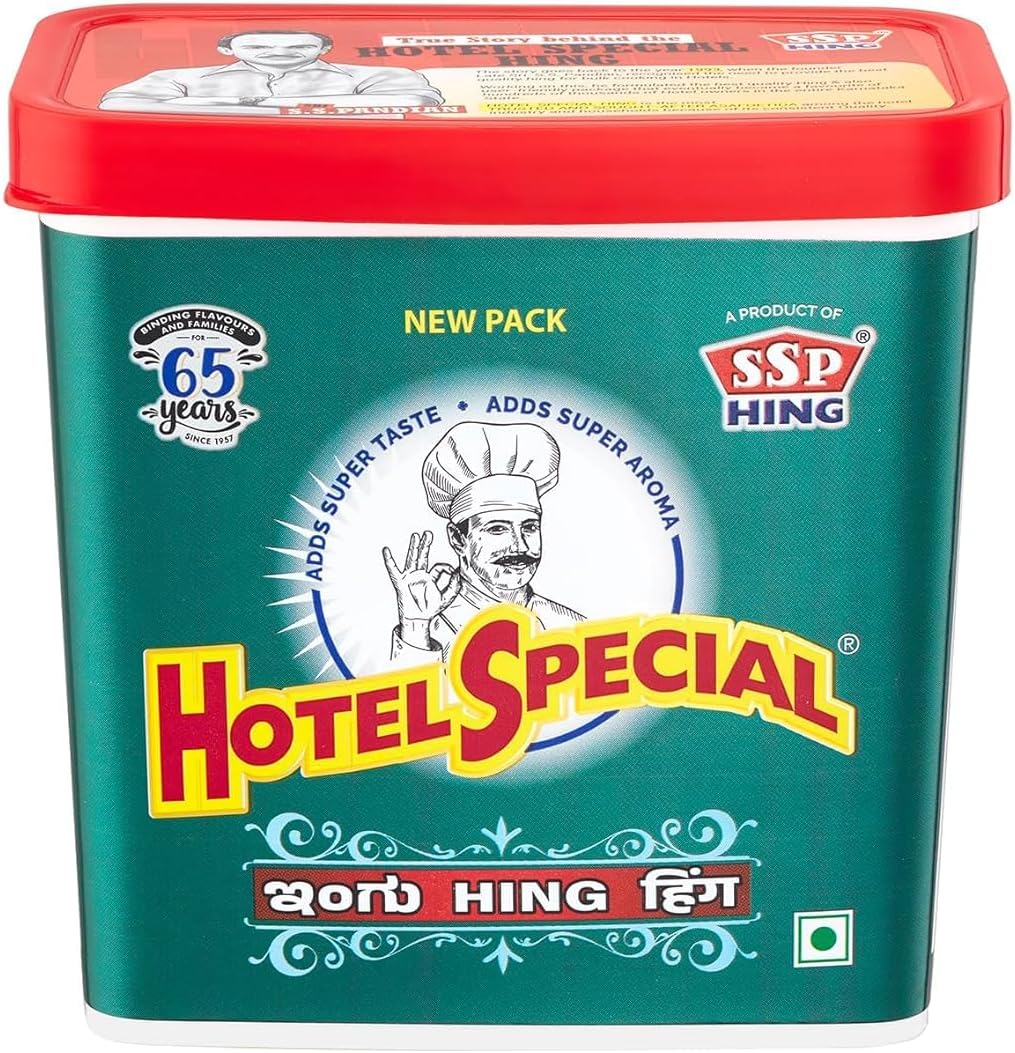 S S P Hotel Special Asafoetida | Compounded | Paste Form | Economical | Perungaya | Hingwa, 250g Jar