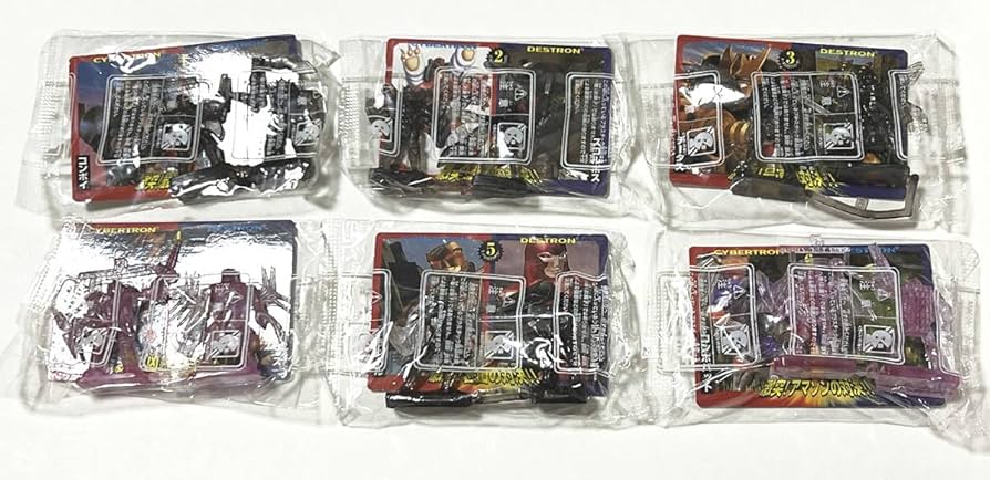 Amazon.co.jp: ビーストウォーズチョコ 全6種12体セット