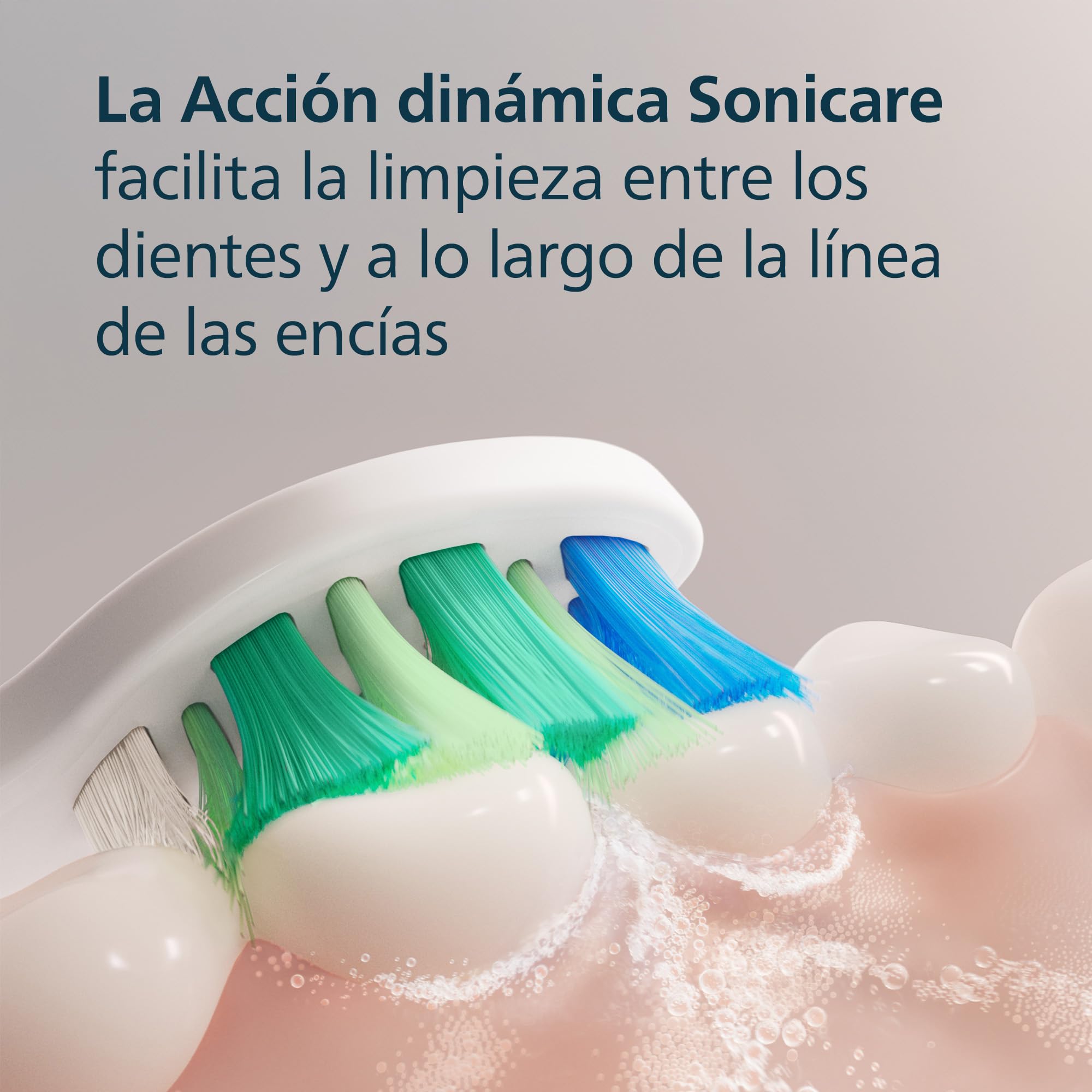Philips Sonicare InterCare - Cabezales de recambio originales de cepillo eléctrico, blanco, pack de 8, HX9008/87