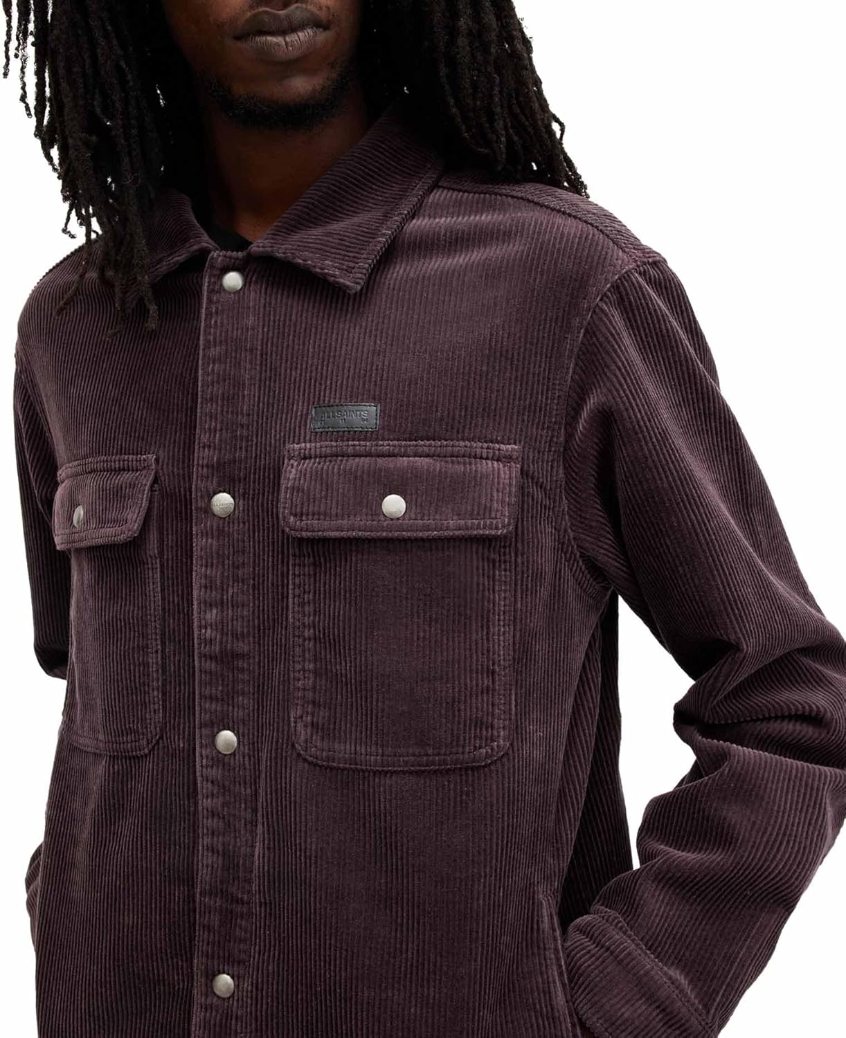 AllSaints mens Castleford Shirt - Image 2