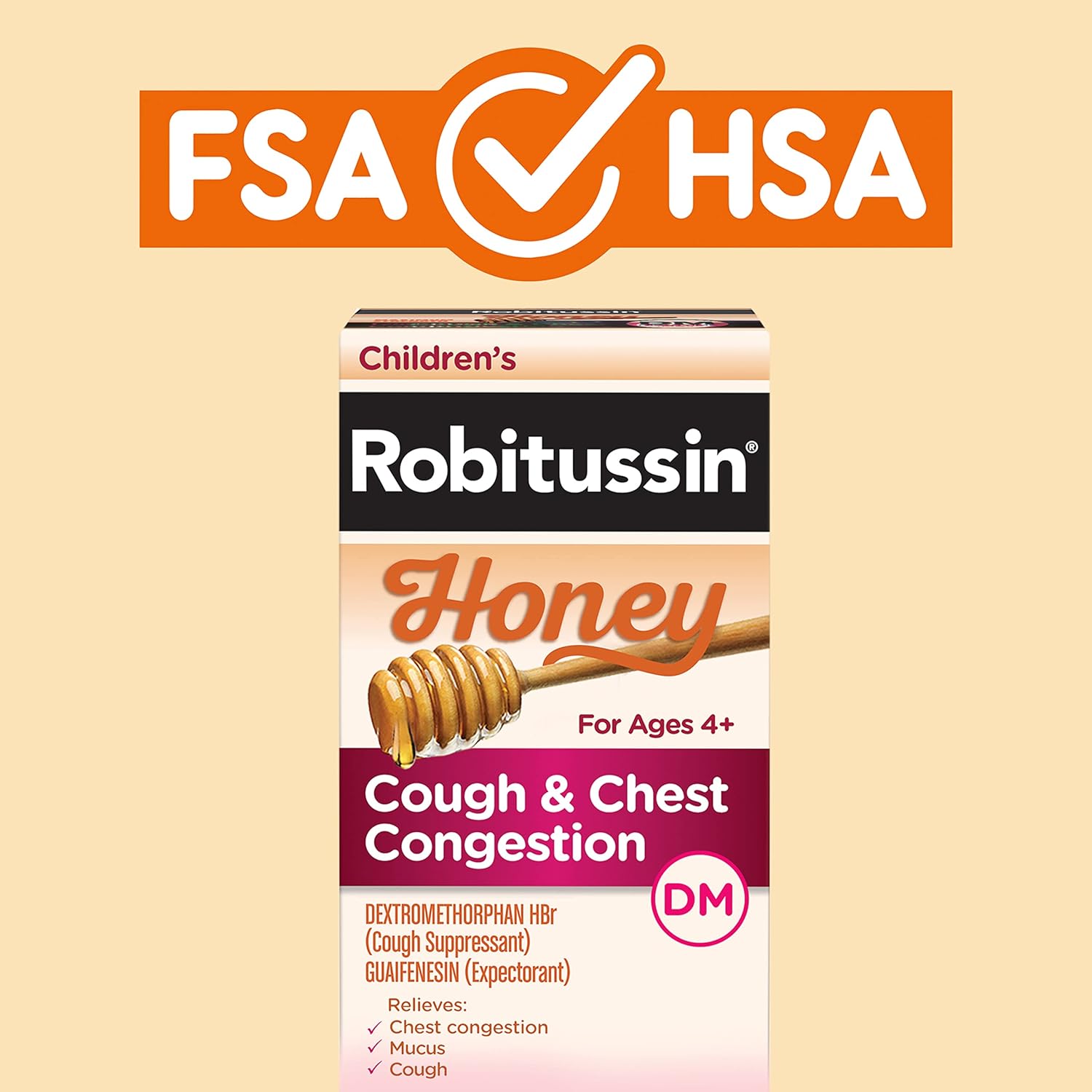 Buy Children's Robitussin Honey Cough and Chest Congestion DM, Children