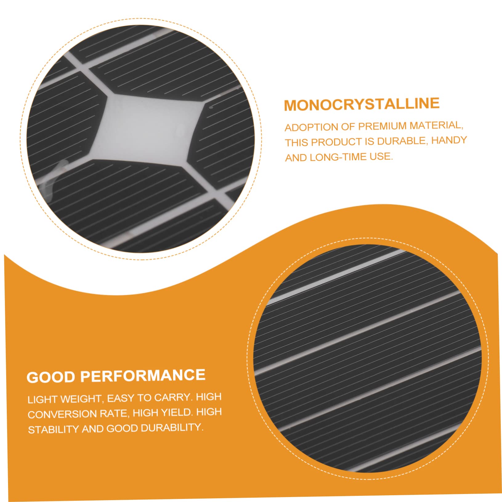 Kisangel Kits De Paneles Solares Para Exteriores Paneles Solares Fotovoltaicos Carga Solar Para Camping y Energía Móvil