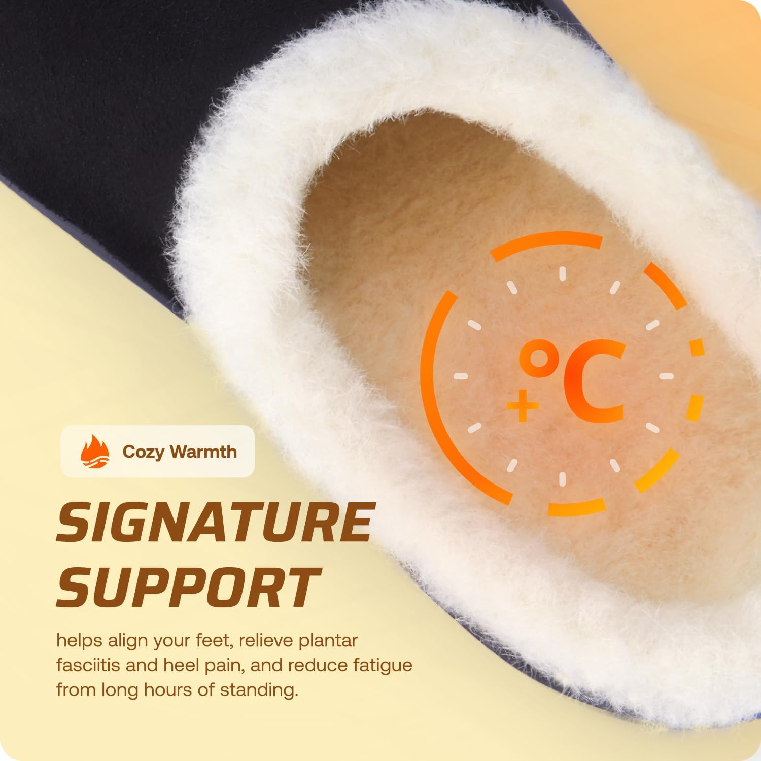 VALSOLE Orthopedic Slippers for Women and Men,Arch Support House Shoes, 220+ Lbs Plantar Fasciitis Flat Feet Slippers, Comfort Slippers for Indoor Outdoor - Image 5