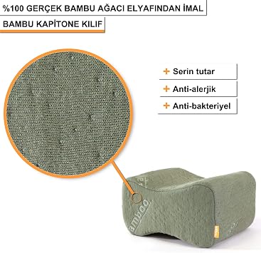 beddo™ Bamboo Series | Orthopedic Knee Pillow | Khaki Color