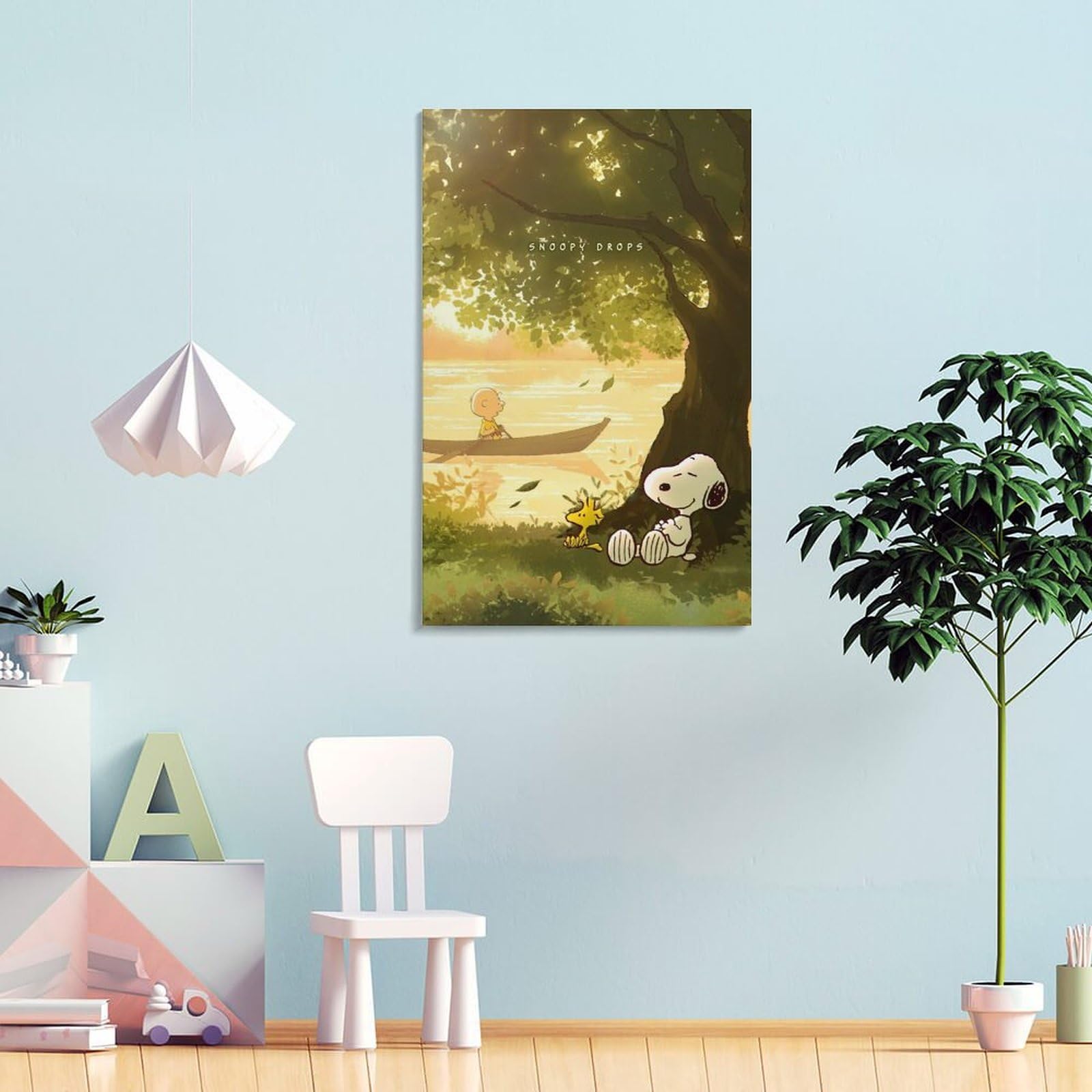Amazon.co.jp: スヌーピーアート絵画ポスター Snoopy アートパネル