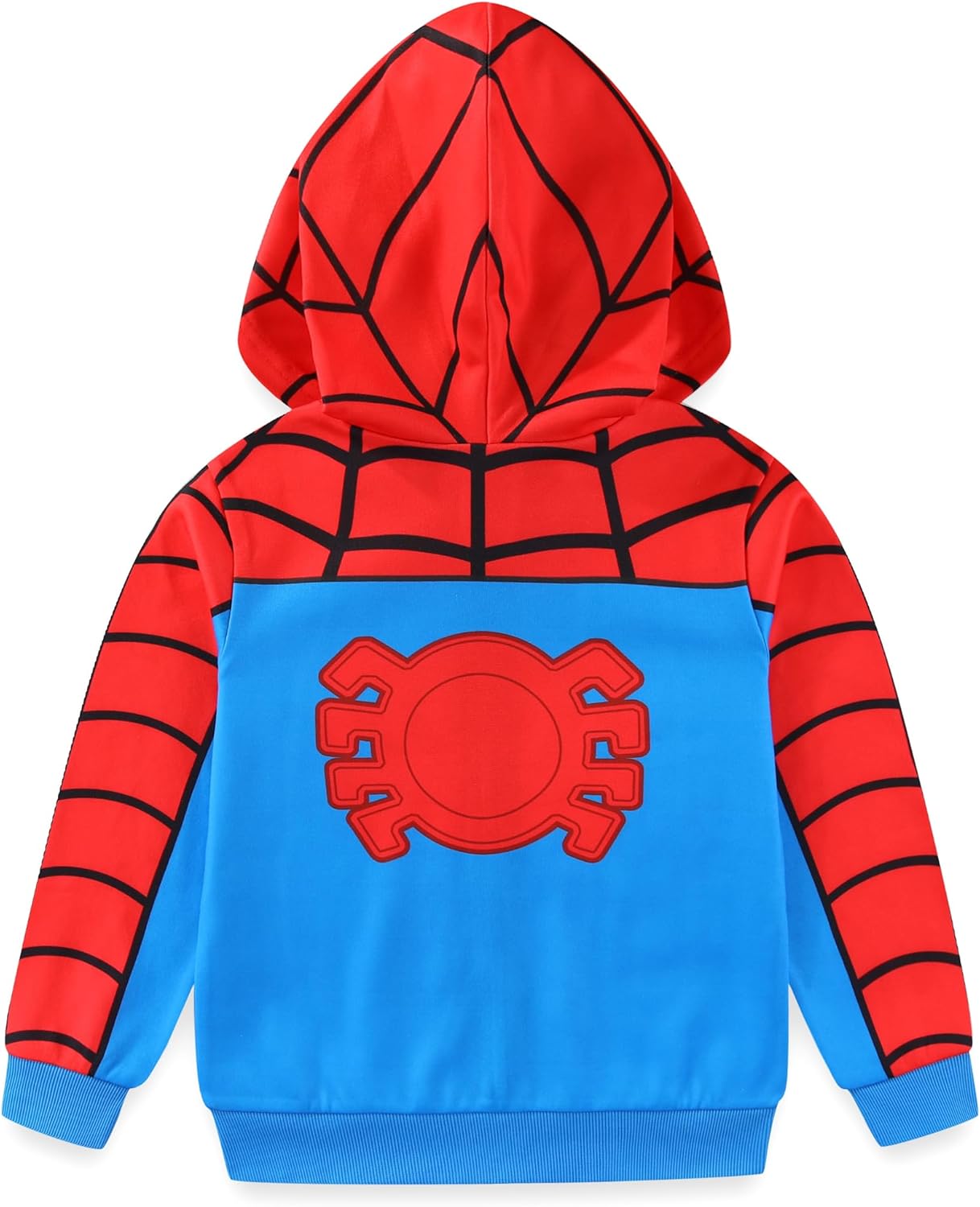 Marvel Spider-Man Boys Fleece Pullover Hoodie for Toddler and Big Kids - Image 3