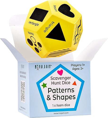 Miniatura 8 de Rivajam Juego de búsqueda del tesoro para niños de 4 a 8 años, niños pequeños y familiares, juego de búsqueda con dados, juguetes educativos de