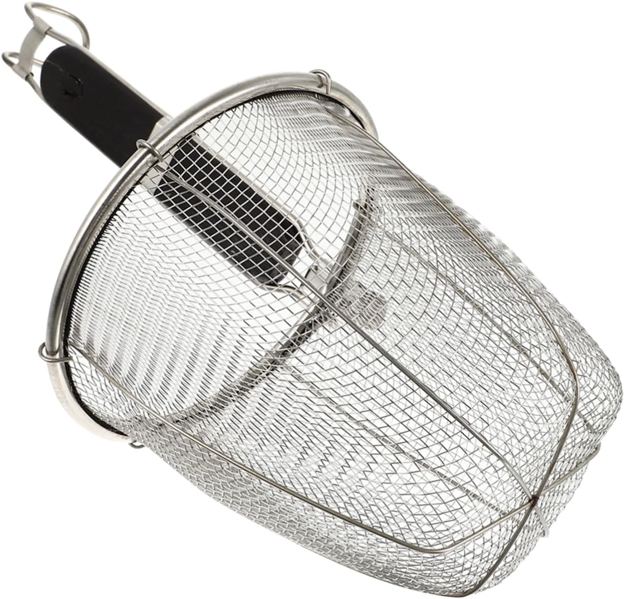COLLBATH Convenient Noodle Straining Basket Handle Practical Kitchen Sifter for Noodles Pasta and Dumplings Essential Cooking Tool for Home Restaurant and Bakery Use