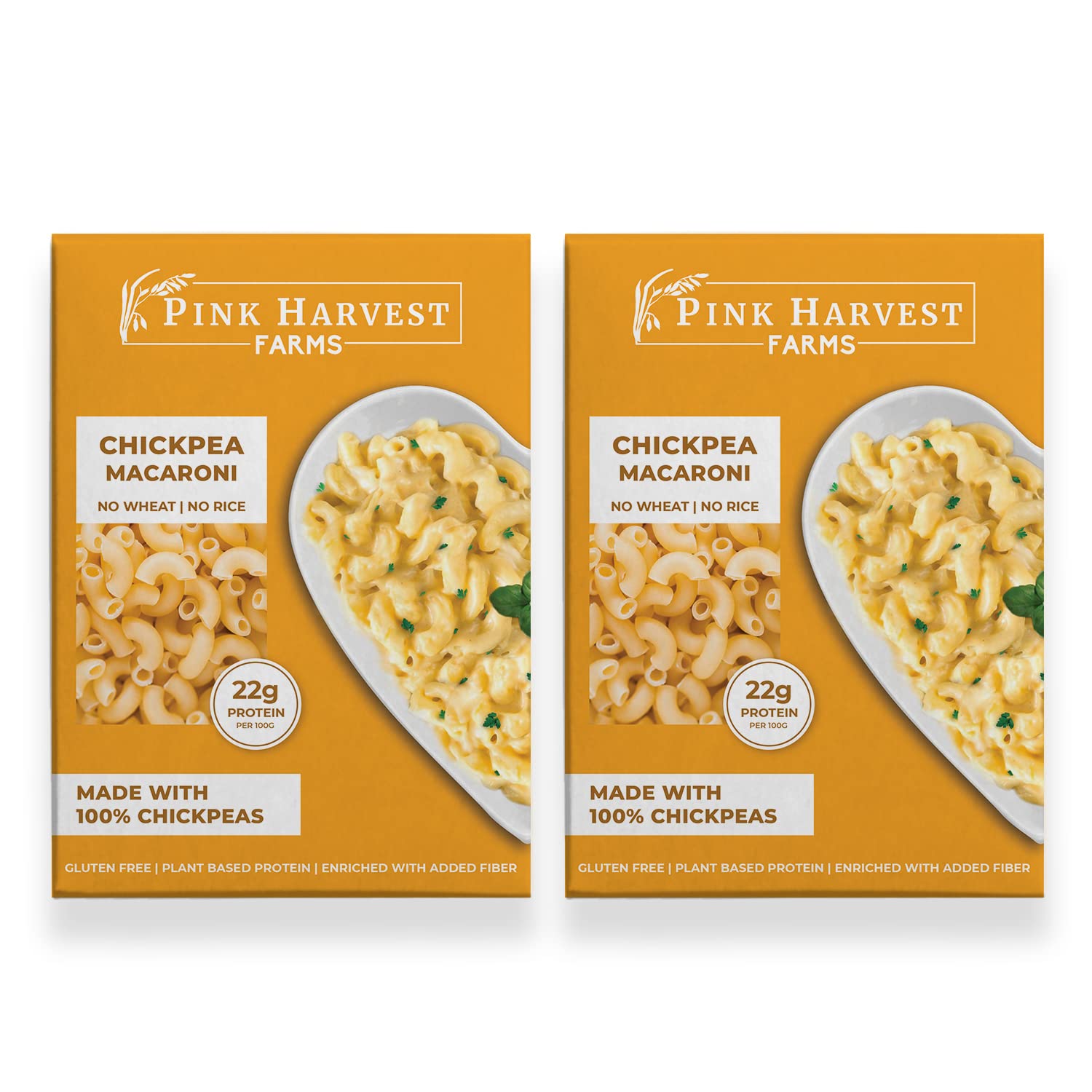 Pink Harvest Farms Chickpea Pasta | No Rice - No Maida | Vegan | Gluten Free | High Protein | (Chickpea Macaroni Pasta, 200 gram (Pack Of 2)) (B0B2LGLR4L) Amazon Price History, Amazon Price Tracker
