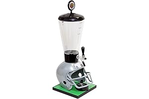 Grey Super Tube Football Dab Balls Beverage Tower Dispenser With Commercial Tap