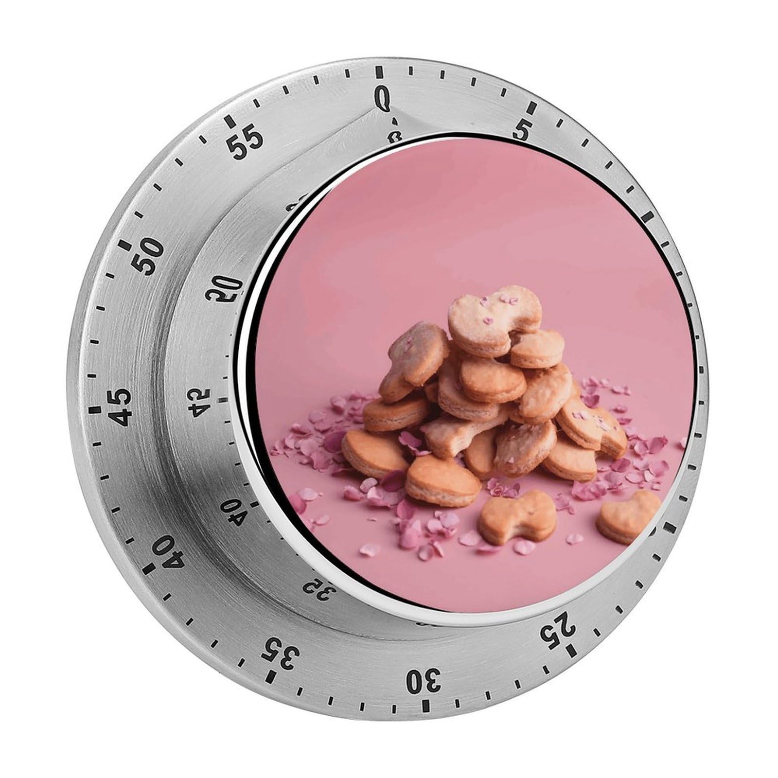 Adfgyerh Style Stacked Food Timer For Cooking, Kitchen Timer Magnetic No Batteries Required, Mechanical Timer With Loud Alarm, For Fitness Baking Exercise Oven