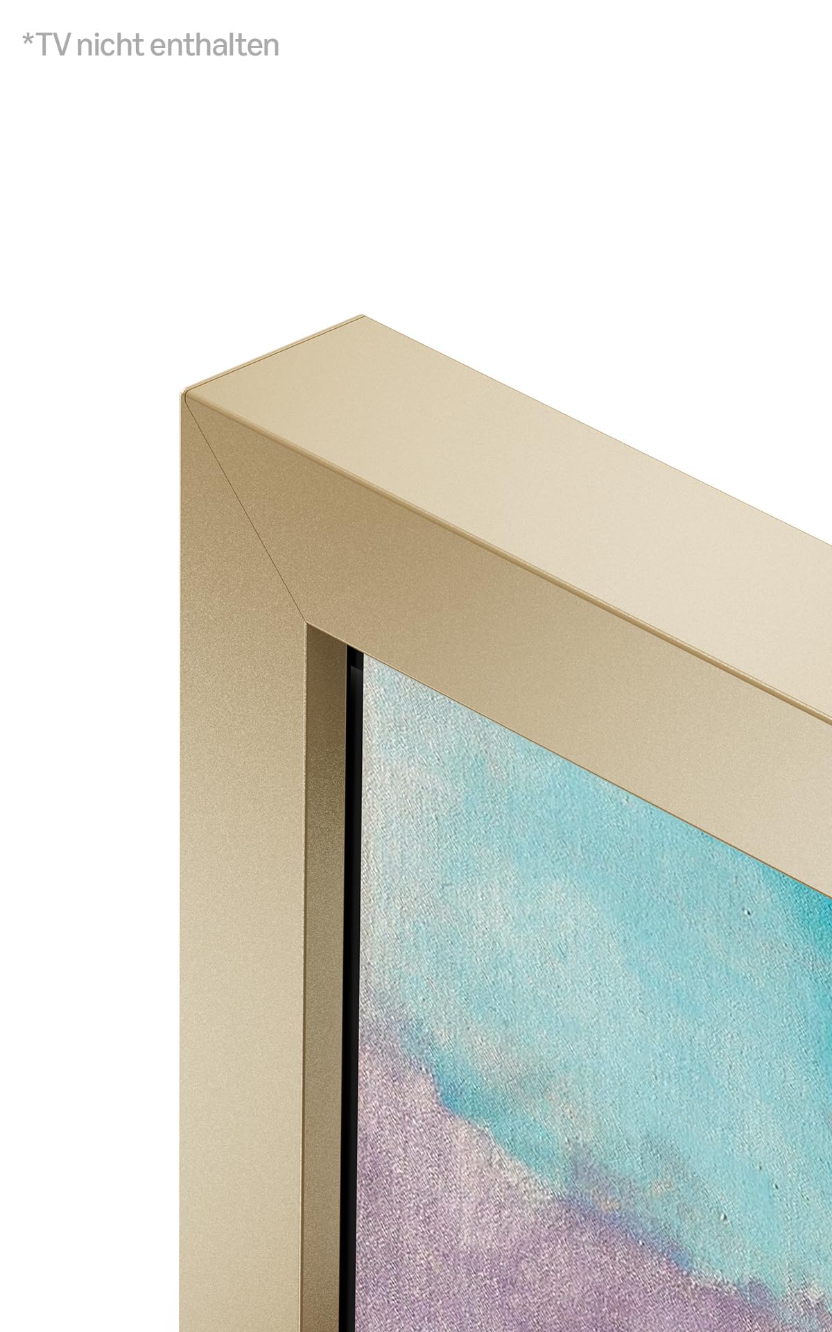 Amazon Ember Artline-Rahmen Hellgold für den 65-Zoll-Lifestyle-TV 65 Zoll