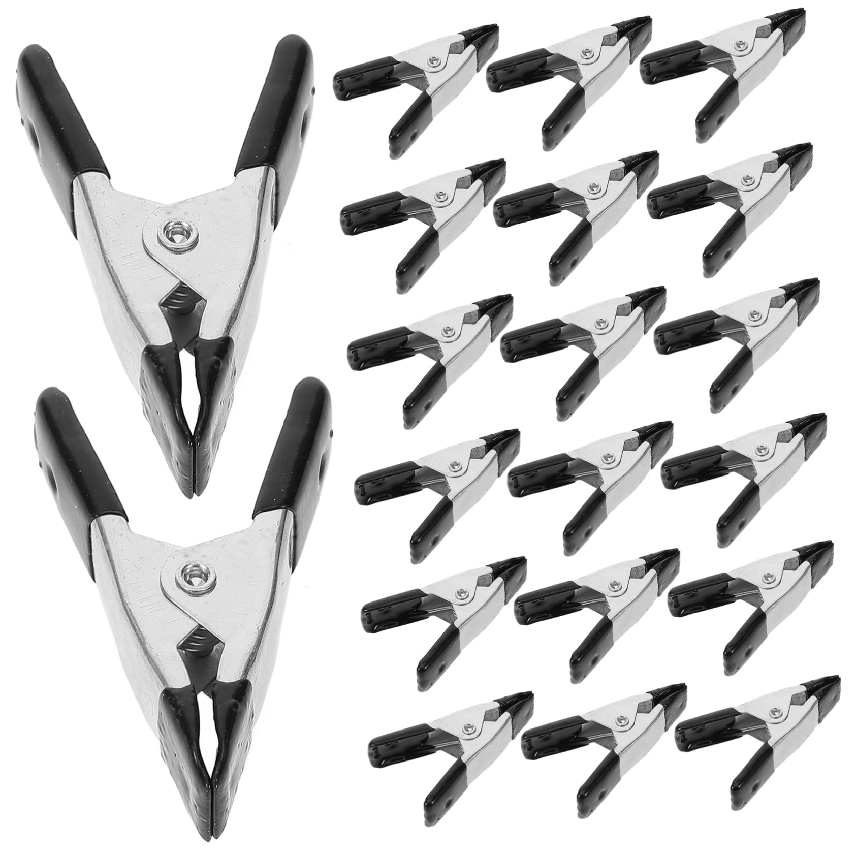 3 Set Clip Per Teloni Fermagli Per Backdrop Fotografico Accessori Resistenti Per Riprese E Supporti Illuminazione 20 Pezzi*3