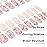 Nailog Semi Cured Gel Nail Strips 34 pcs | Long Lasting Nail Polish Sticker Wraps with Glossy Gel Finish | Morning Dew