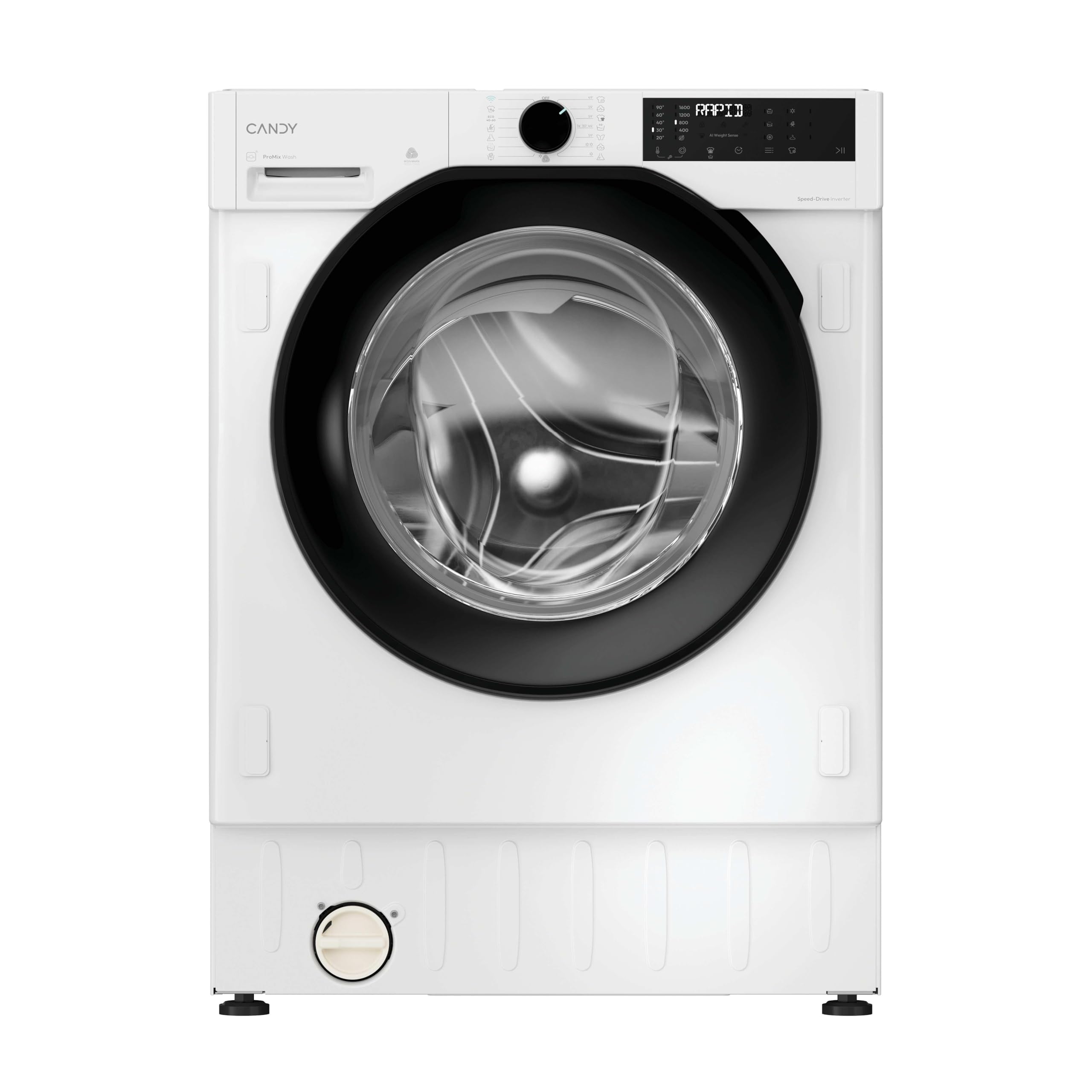 Candy Prowash 400 Bc4sd496m6db8-80 Integrated Wifi-Enabled 9 Kg Washer Dryer, White