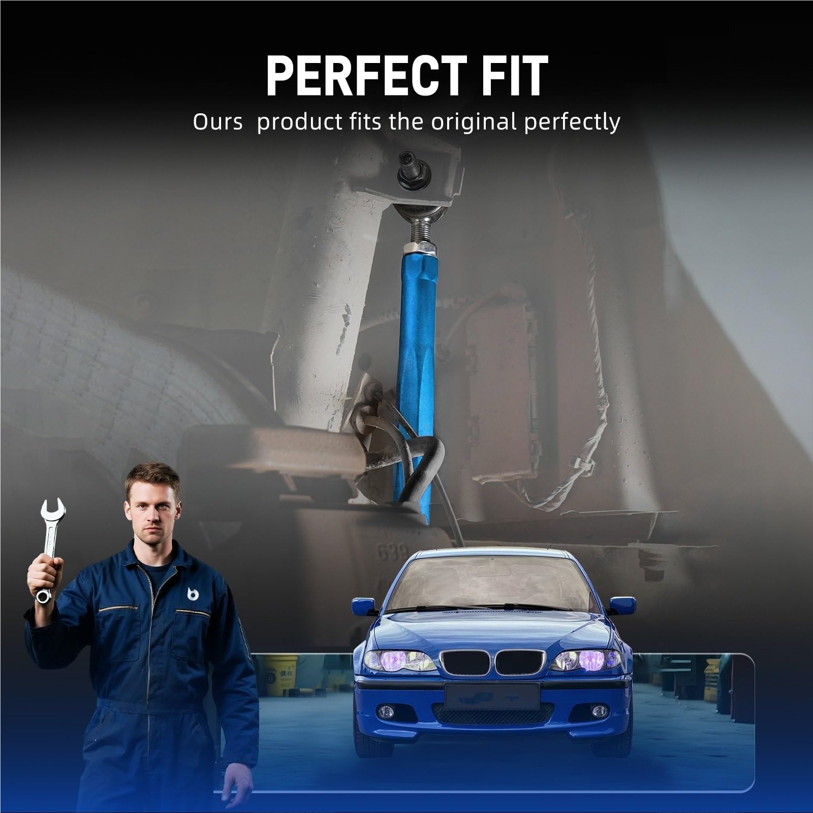 Stabilizator samochodowy Pasuje do Bmw serii 3 E46 1999-2006 Z4 E85 E86 2003-2008 Zestaw aluminiowych regulowanych łączników stabilizatora przedniego