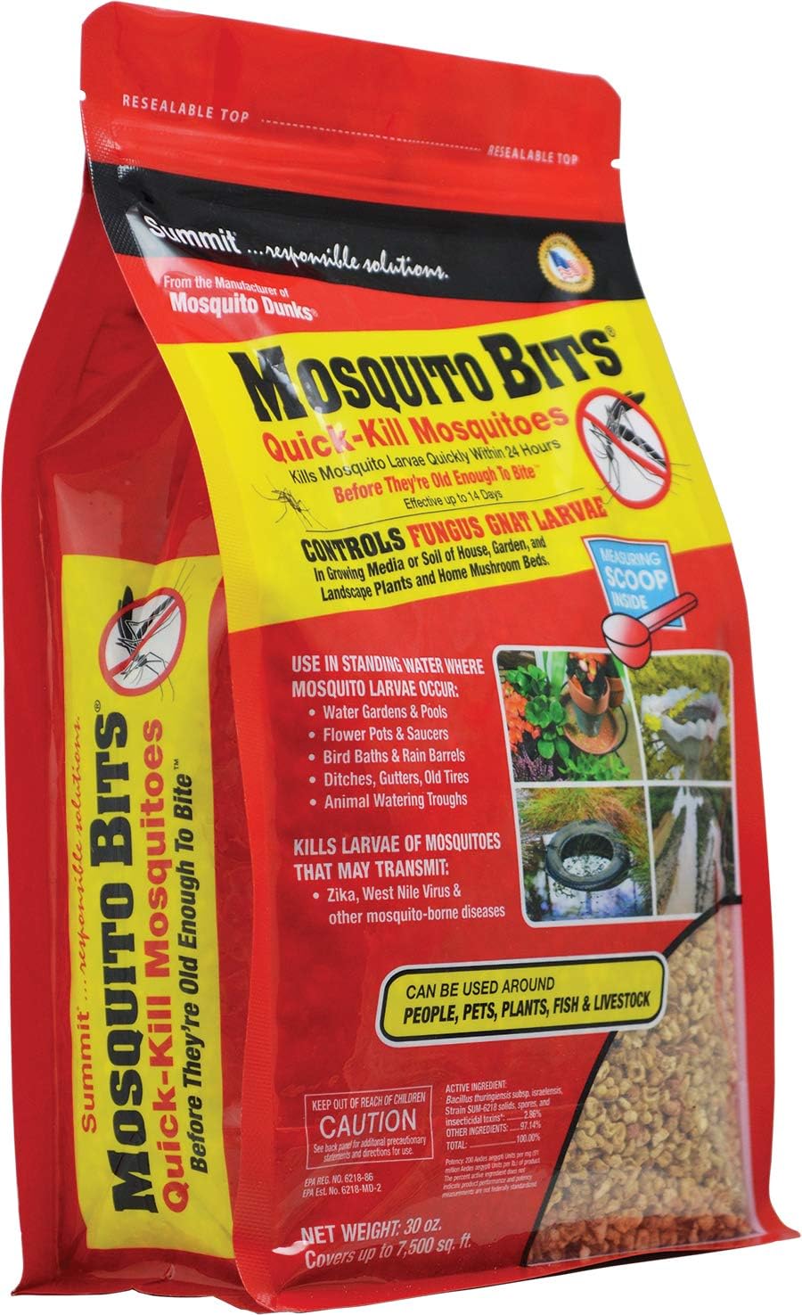 SUMMIT CHEMICAL CO 117-6 30OZ Mosquito Bits : Health & Household
