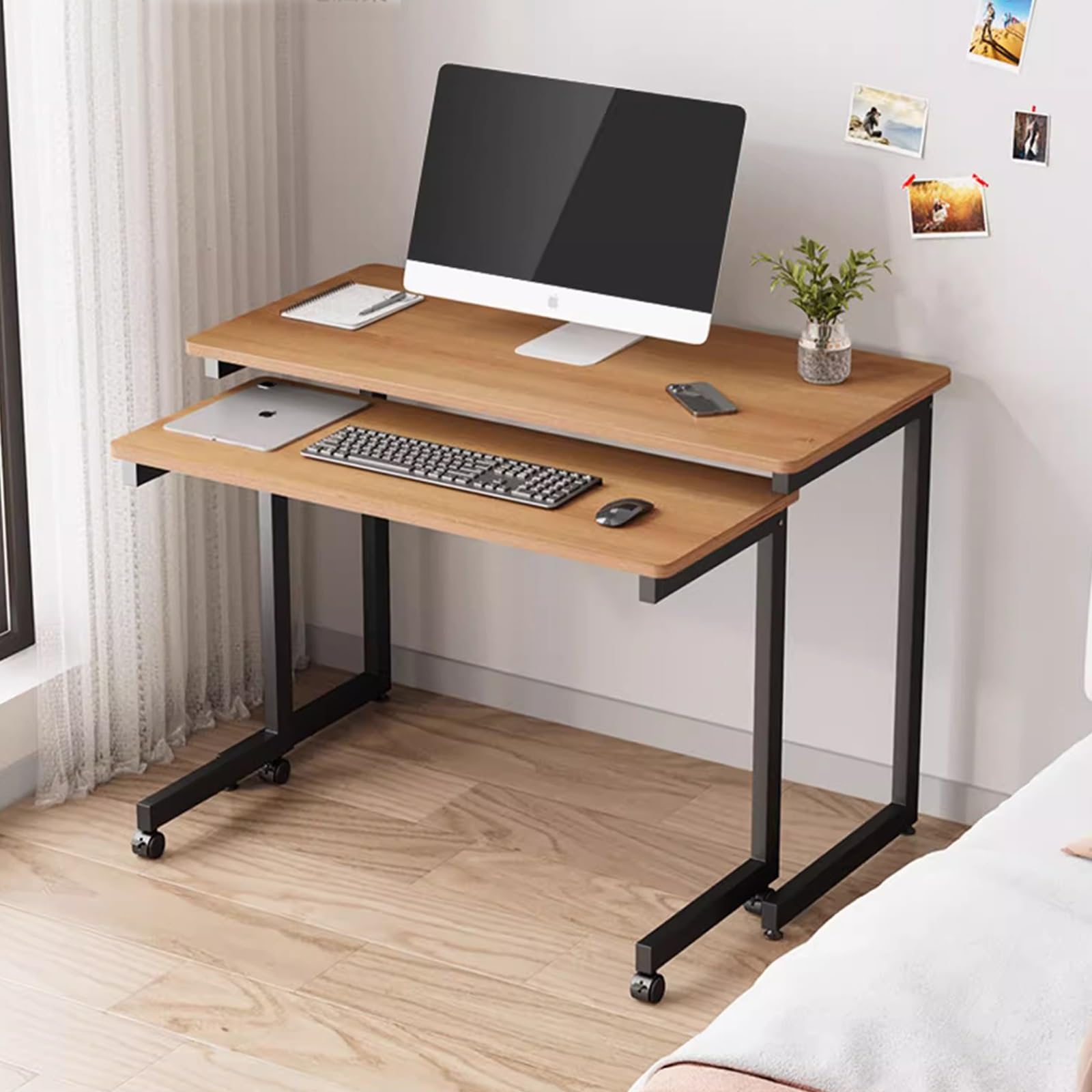 アメリカンカントリー　カントリーデスク　パソコンデスク　キャスター付き 楽天市場】カントリー（パソコンデスク｜デスク）：インテリア