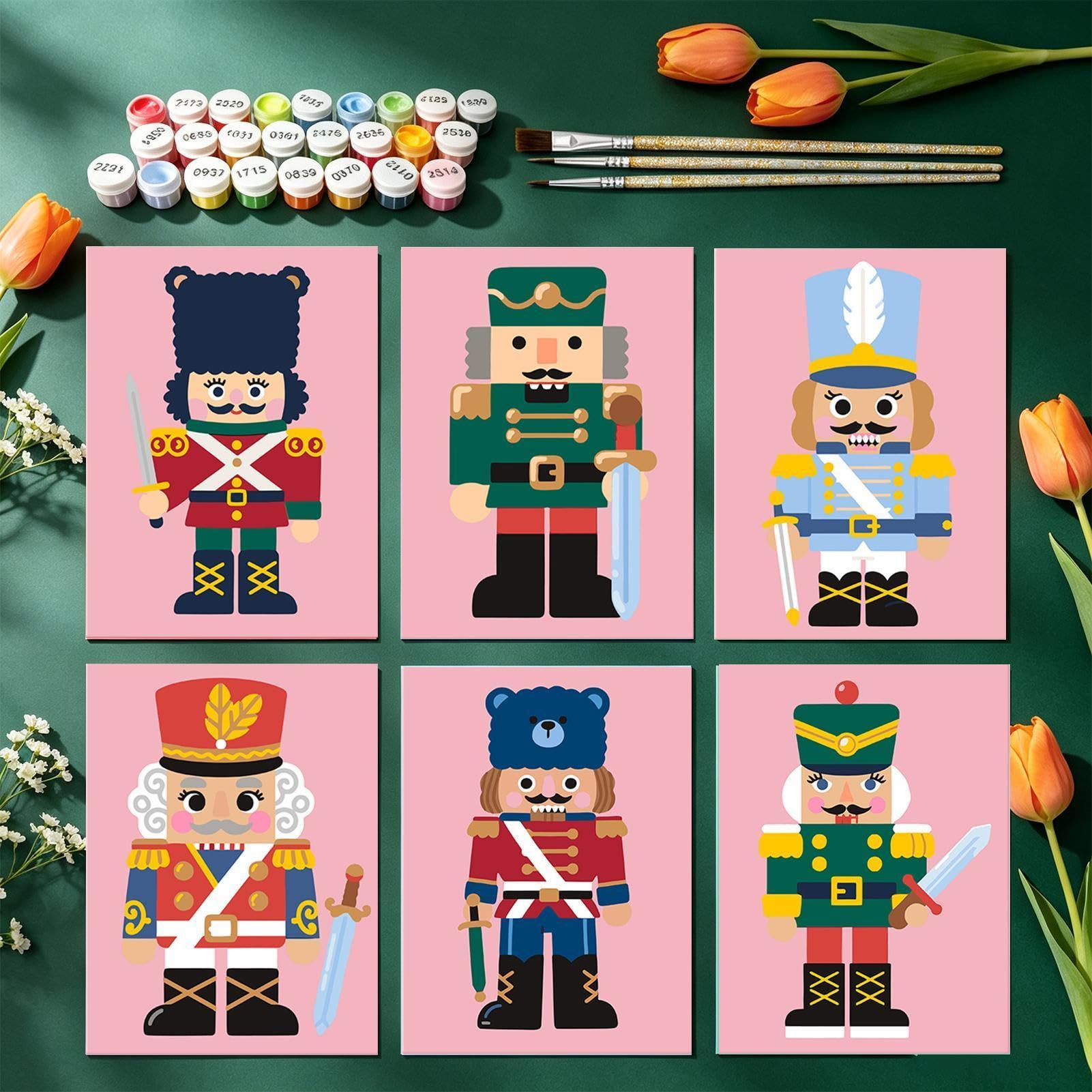 por números infantil 6 Piezas Manualidades De Colorear DIY Juguetes
