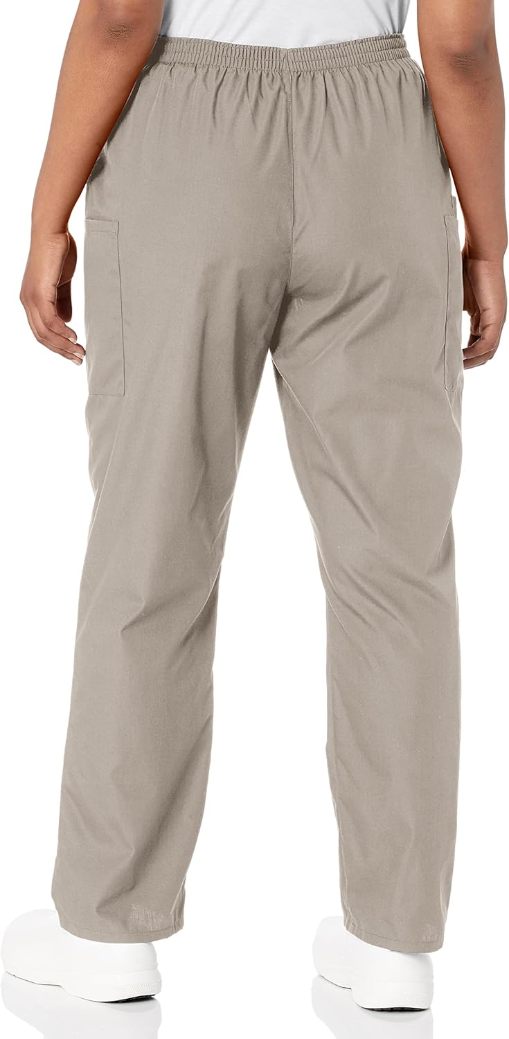 Cherokee Scrubs for Women Cargo Pant Natural Rise Tapered Pull-On Bottom with 4 Pockets , Fade Resistant Fabric - 4200 - Image 2