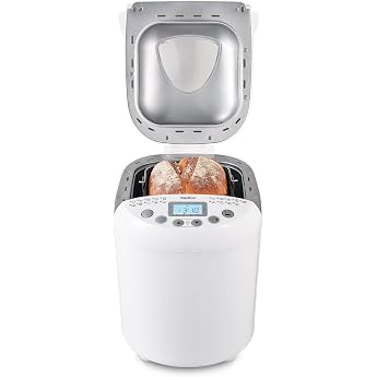 MEDION Bread Maker (Bread Maker, 550 Watt, up to 1000 g, 19 Baking Programmes, 3 Browning Levels, Warming Function, Time Dela