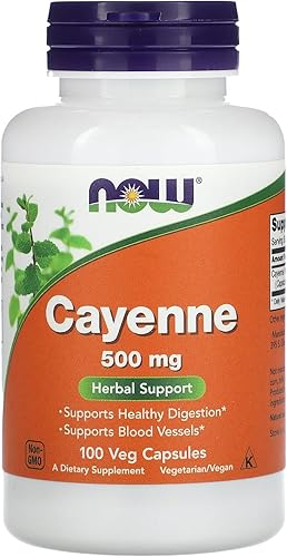 Now Foods Cayena 500mg 100 Vcaps